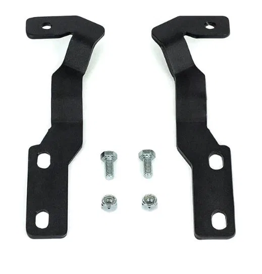 CR2360 – CALI RAISED Driving/ Fog Light Mounting Bracket, Ditch Mounts Powder Coated Mounts Two Lights Black Set Of 2...